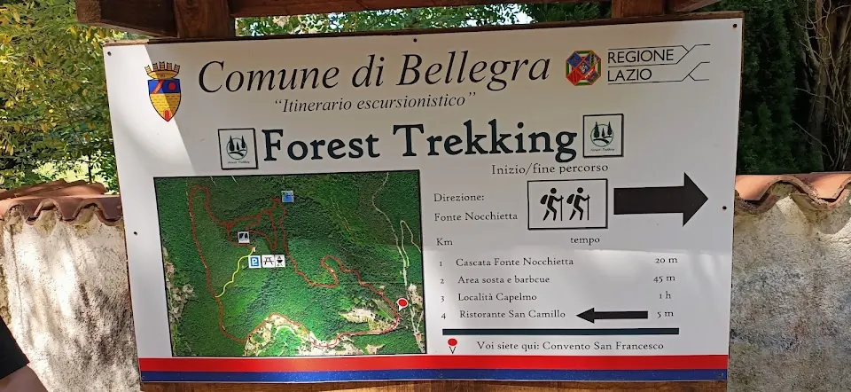 Percorso escursionistico fonte Nocchietta